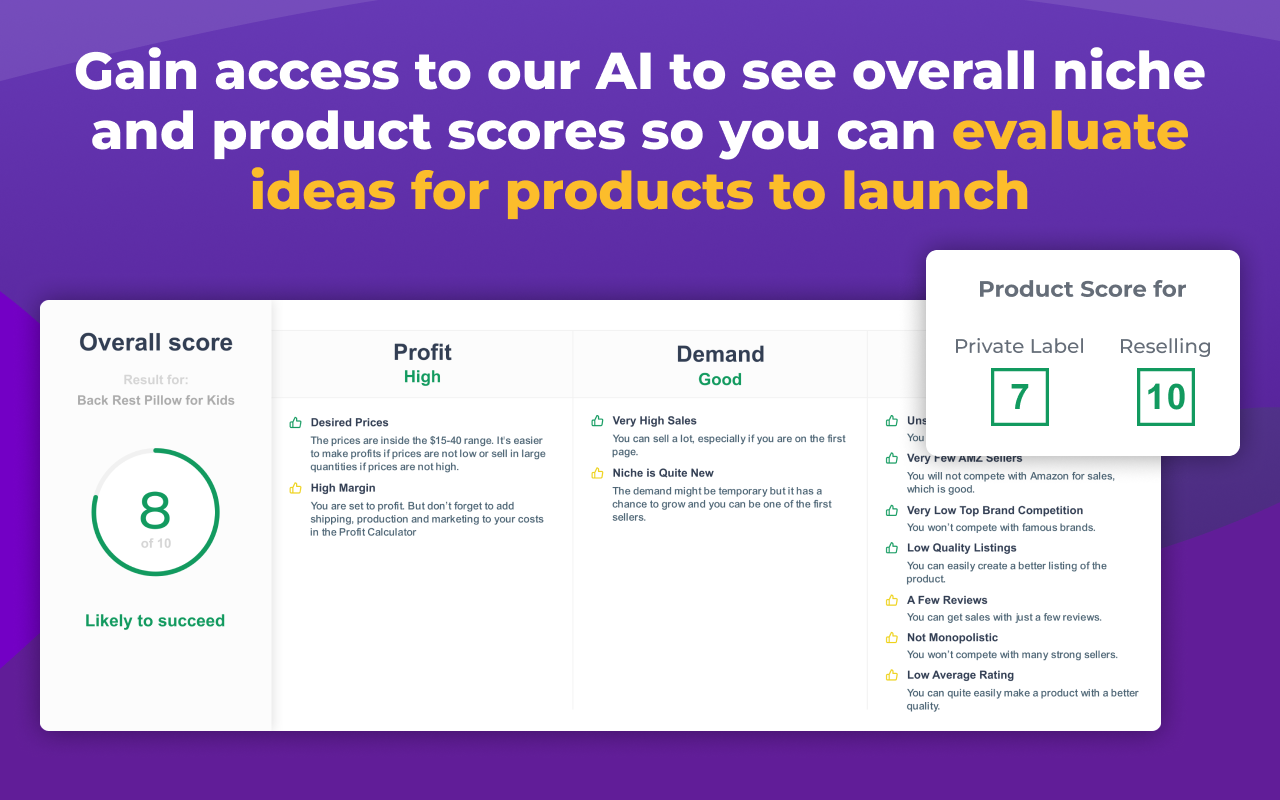 AI Amazon Product Research - AMZScout PRO AI Extension - 截图 2