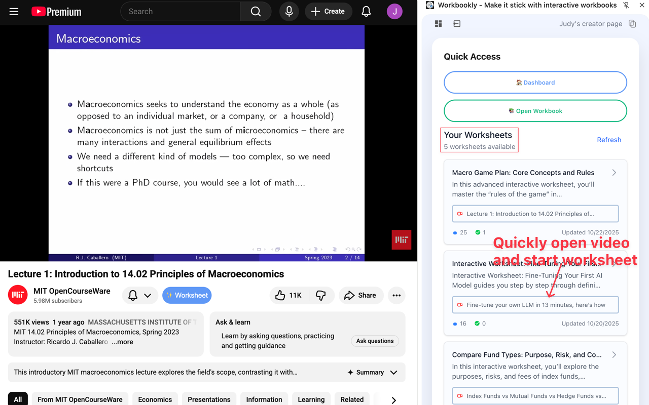 Workbookly - Make it stick with interactive workbooks - 截图 3