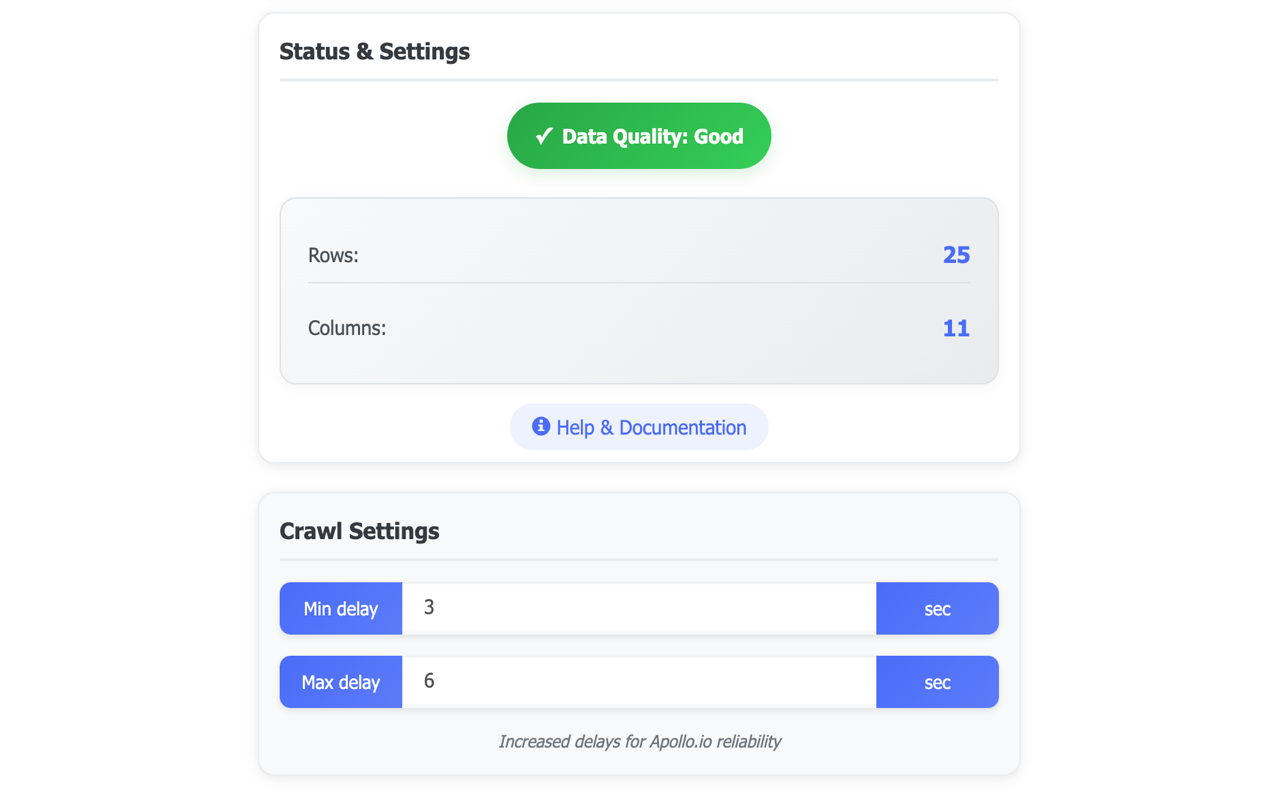 Apollo.io Data Scraper | Auto Formatted CSV Export for Apollo - 截图 2