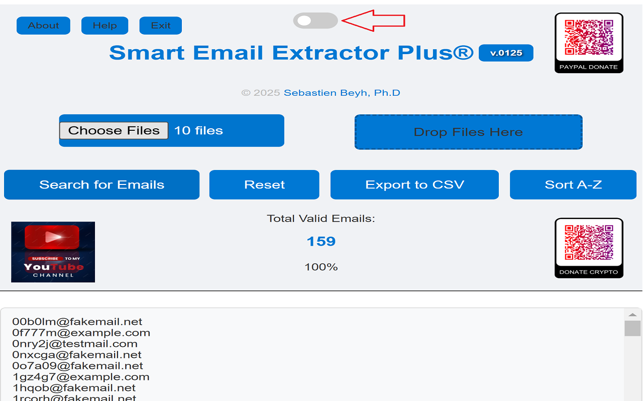 Smart Email Extractor Plus® - 截图 1