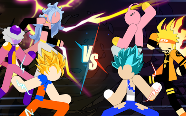 Stickman Dragon Fight - 截图 1