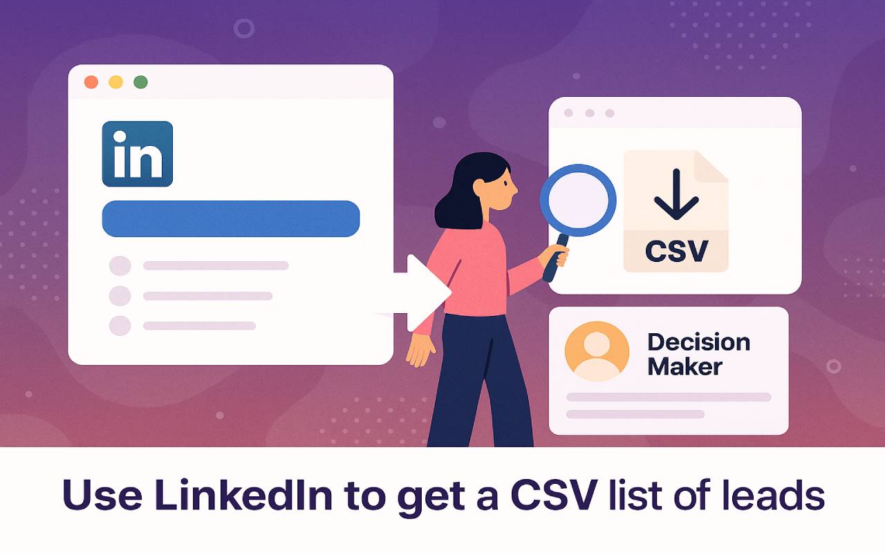 Leadly Lite – Export Leads from Search Pages to CSV - 截图 1