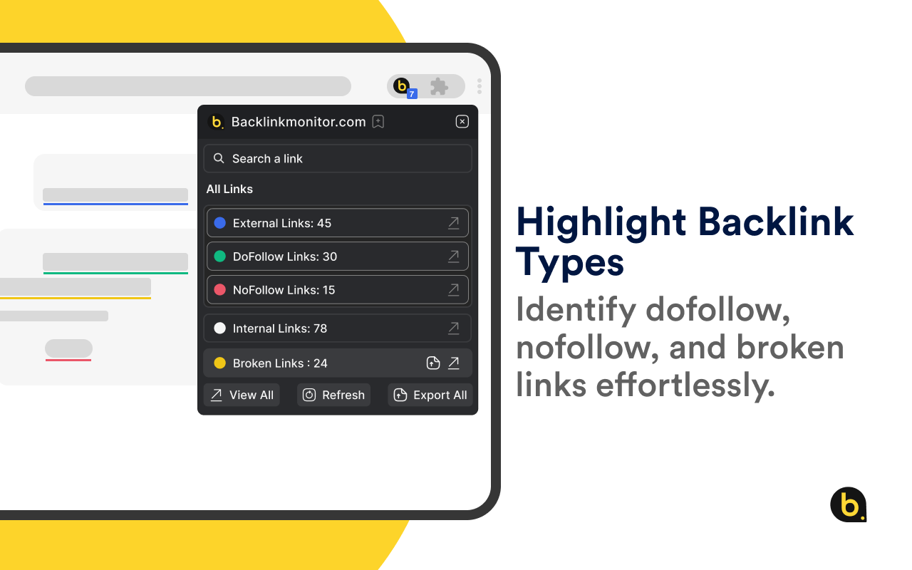 Link Checker By BacklinkMonitor - 截图 1