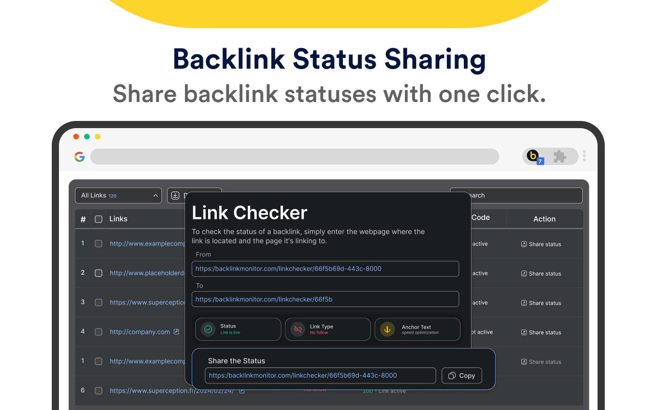 Link Checker By BacklinkMonitor - 截图 3
