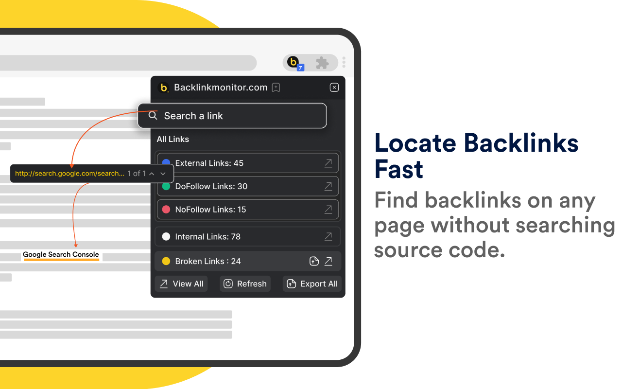 Link Checker By BacklinkMonitor - 截图 4