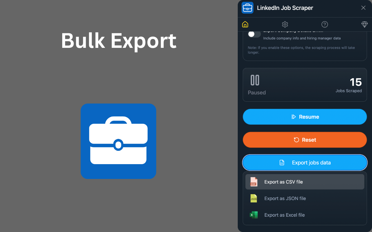 LinkedIn Job Scraper - 截图 2