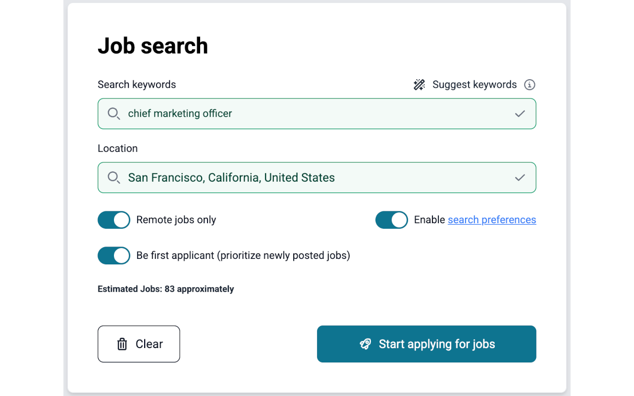 Linked Apply Bot - 截图 2