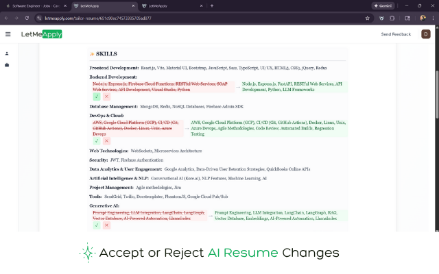 LetMeApply: AI Assistant on Every Job Page - 截图 5