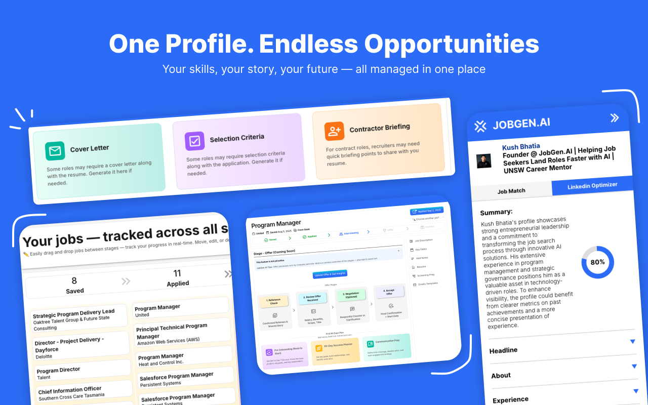 JobGen.AI – Apply 10× Faster with AI - 截图 2