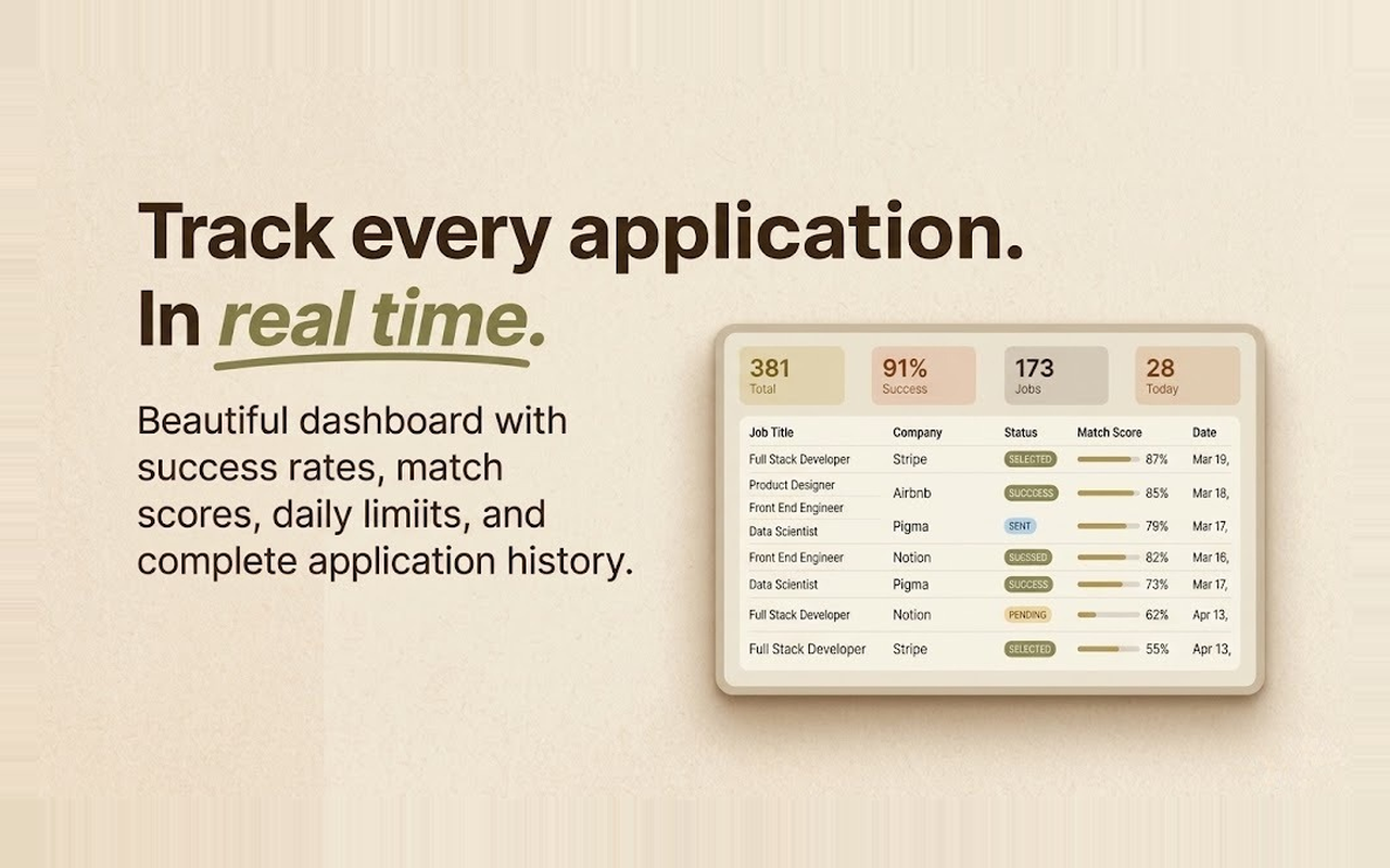 JobEasyApply — AI Auto Apply for LinkedIn & ATS - 截图 5