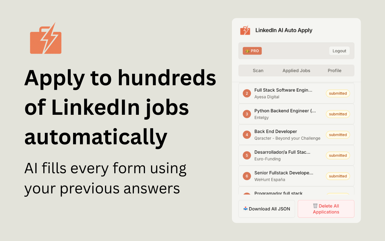 LinkedIn AI Auto Apply - 截图 1