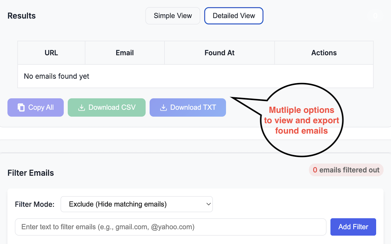 Powerful Email Extractor - Pro Free Limited Time - 截图 1