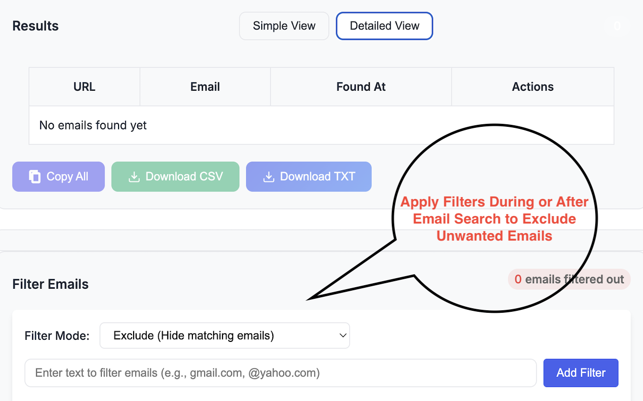 Powerful Email Extractor - Pro Free Limited Time - 截图 3