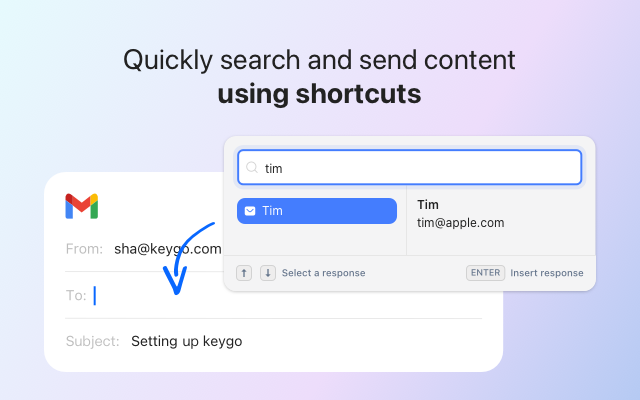 Keygo: Canned Responses, Quick Reply - 截图 5
