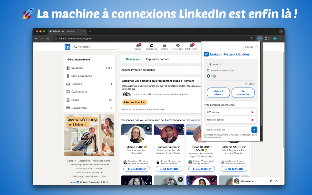 LinkedIn Network Builder - Auto Connect & Grow - 截图 4