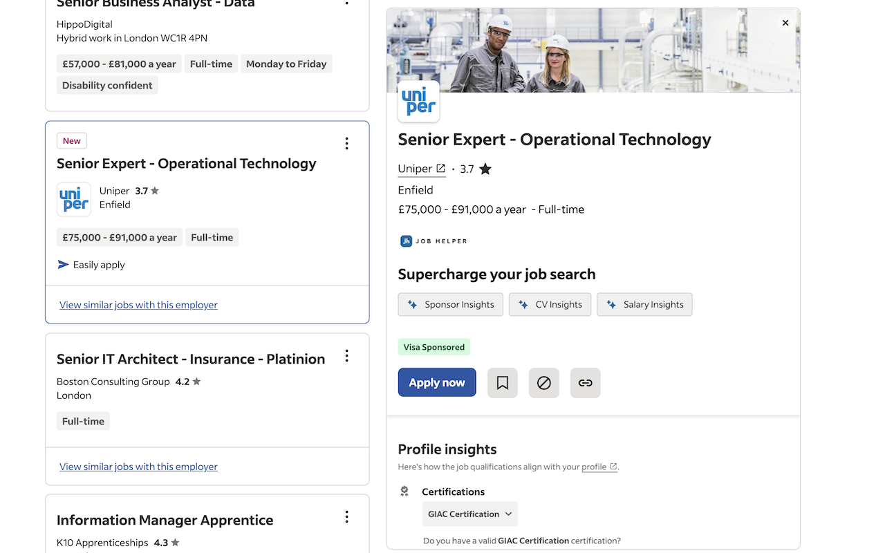 Skilled Worker Job Helper - 截图 3