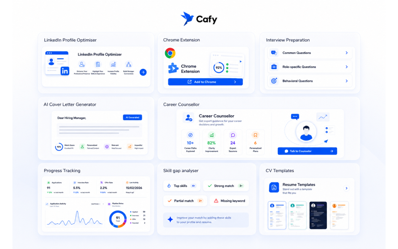 Cafy - Career Assistant - 截图 1
