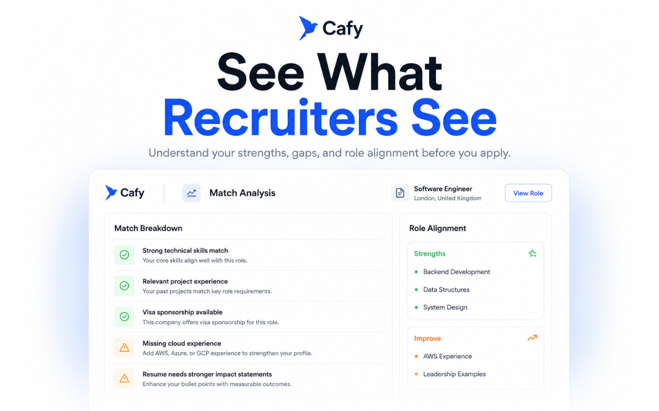 Cafy - Career Assistant - 截图 3