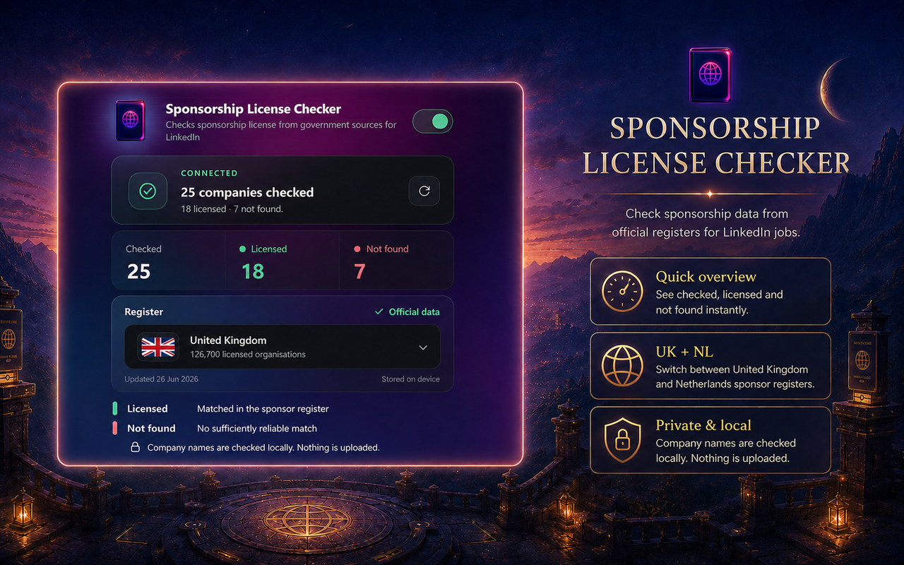 Visa Sponsorship Checker - 截图 1