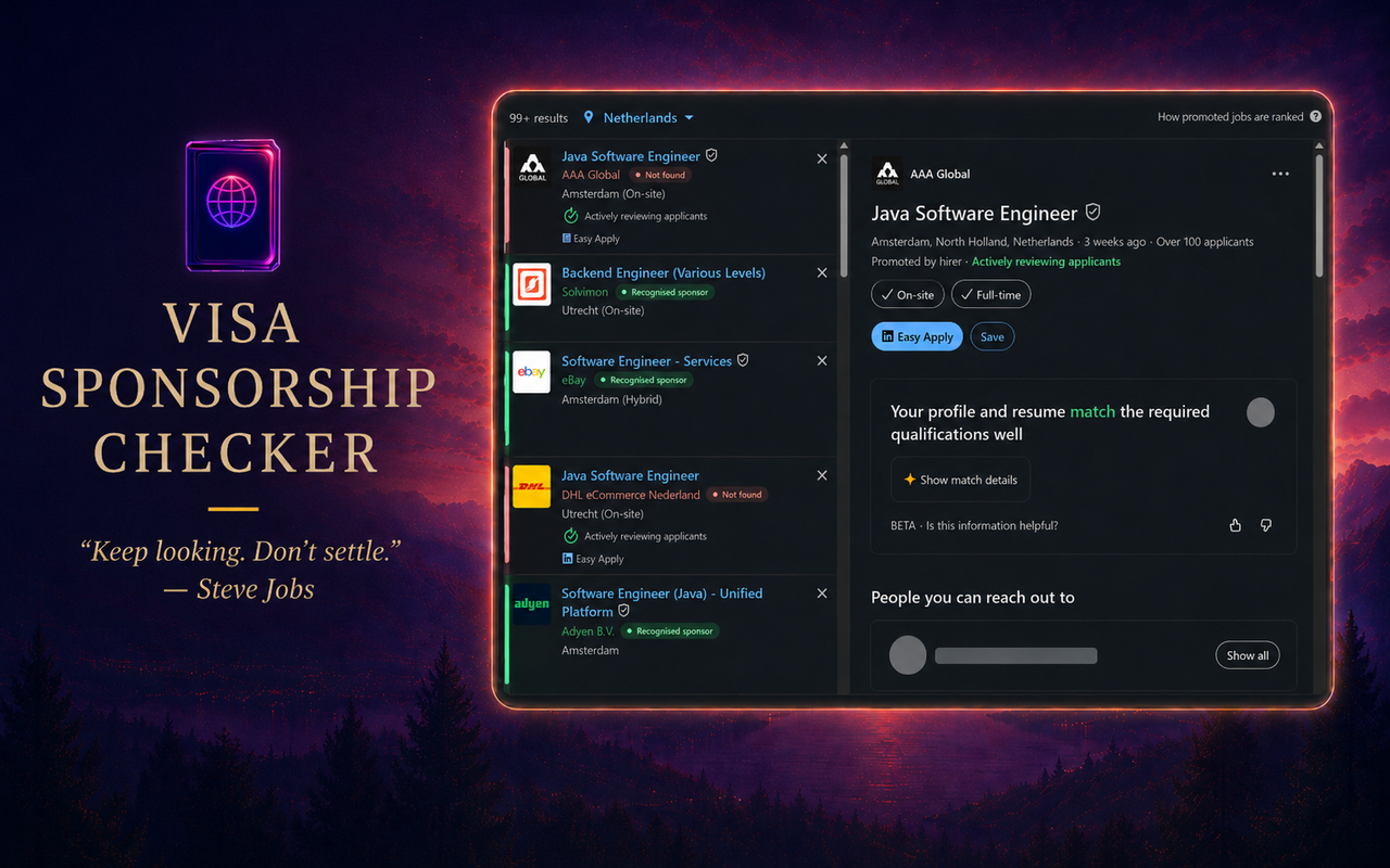 Visa Sponsorship Checker - 截图 3