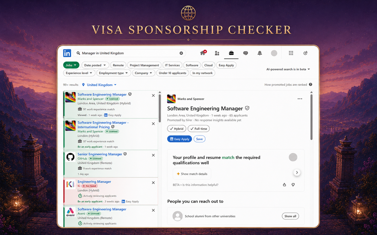 Visa Sponsorship Checker - 截图 4