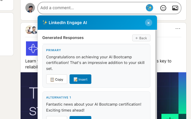 LinkedIn Engage AI - 截图 4