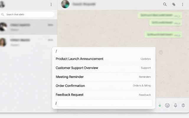 WhatsApp Quick Replies + Variables - 截图 3