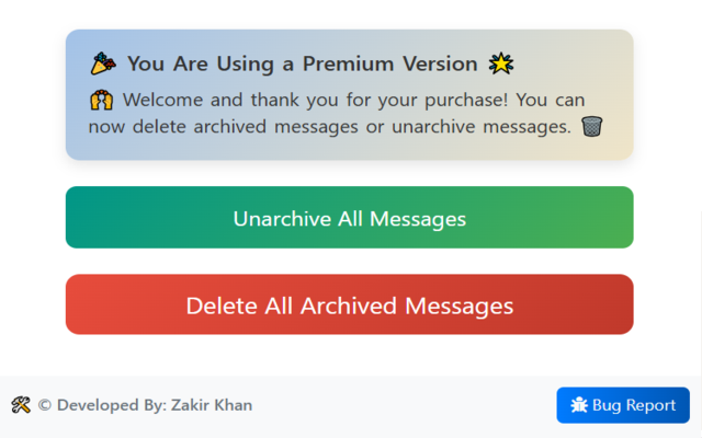 Linkedin Archived Messages Cleaner 2026 - 截图 2