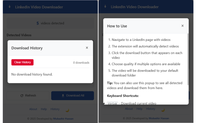 LinkedIn Video Downloader - 截图 5