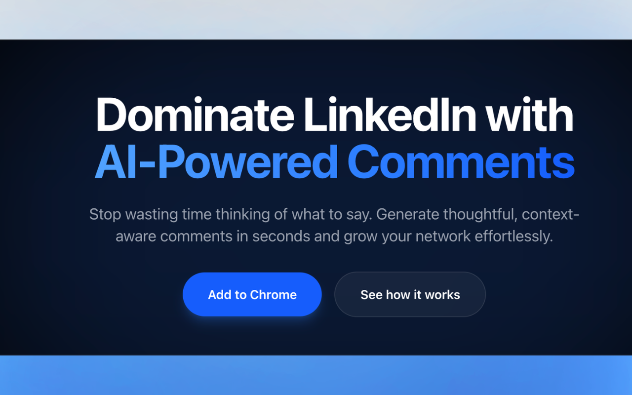 Comment Rocket - AI Powered LinkedIn Comments - 截图 3