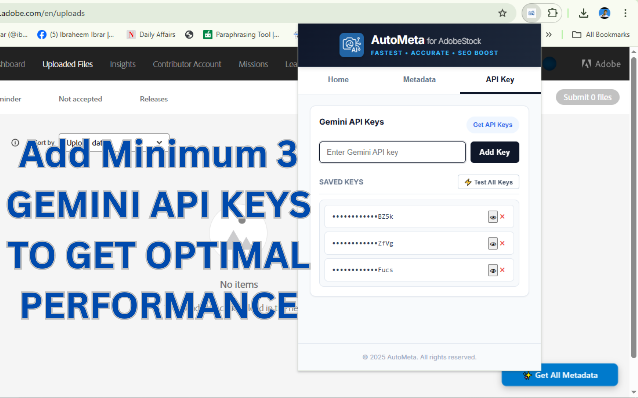 AutoMeta for AdobeStock - 截图 5