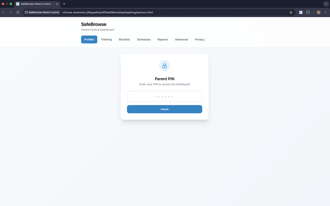 SafeBrowse Parent Control - 截图 4
