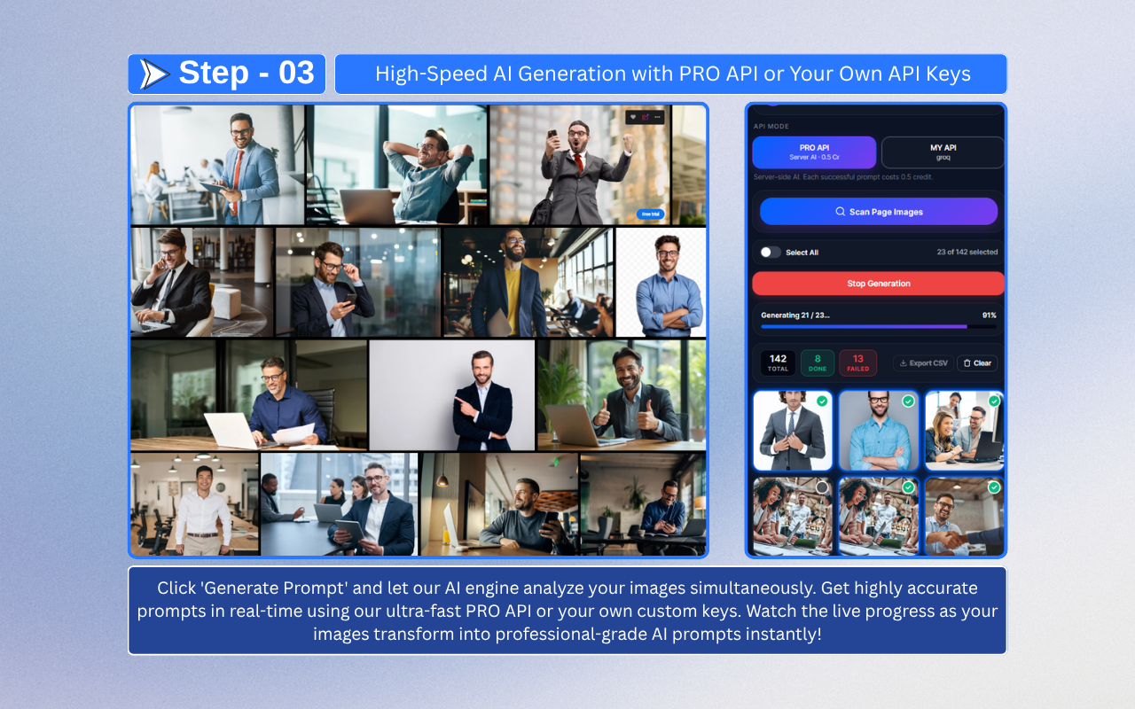 Image to Prompt Generator - AI Bulk Generator - 截图 4
