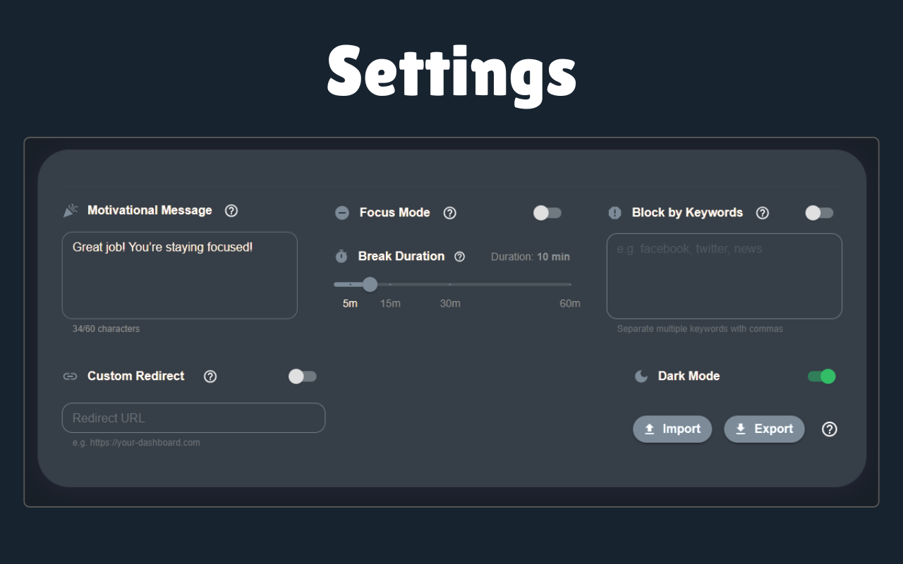 FocusFlux – Block Distractions, Maximize Focus - 截图 4