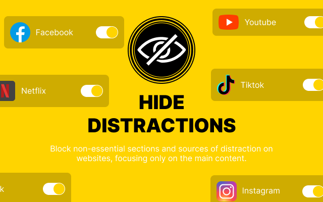 Hide Distractions - 截图 1