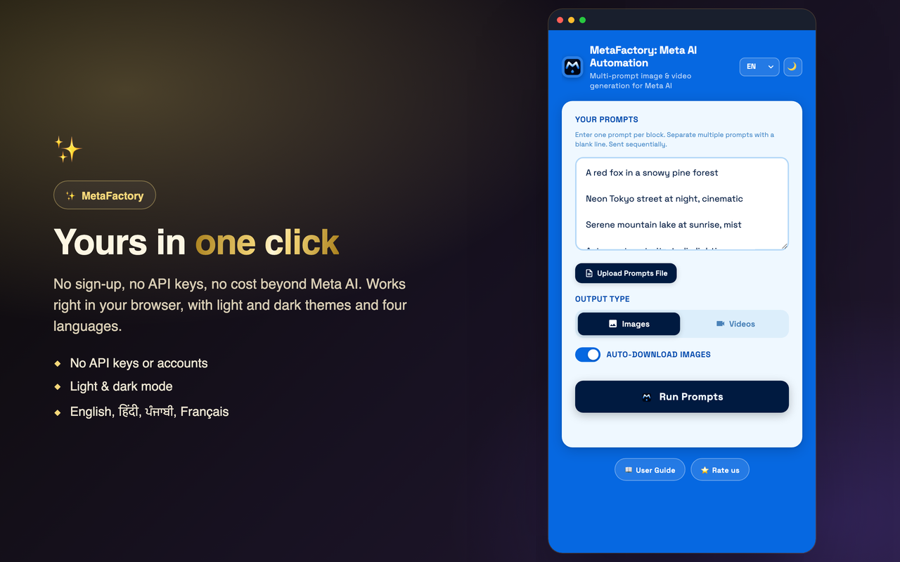 MetaFactory: Meta AI Automation - 截图 5