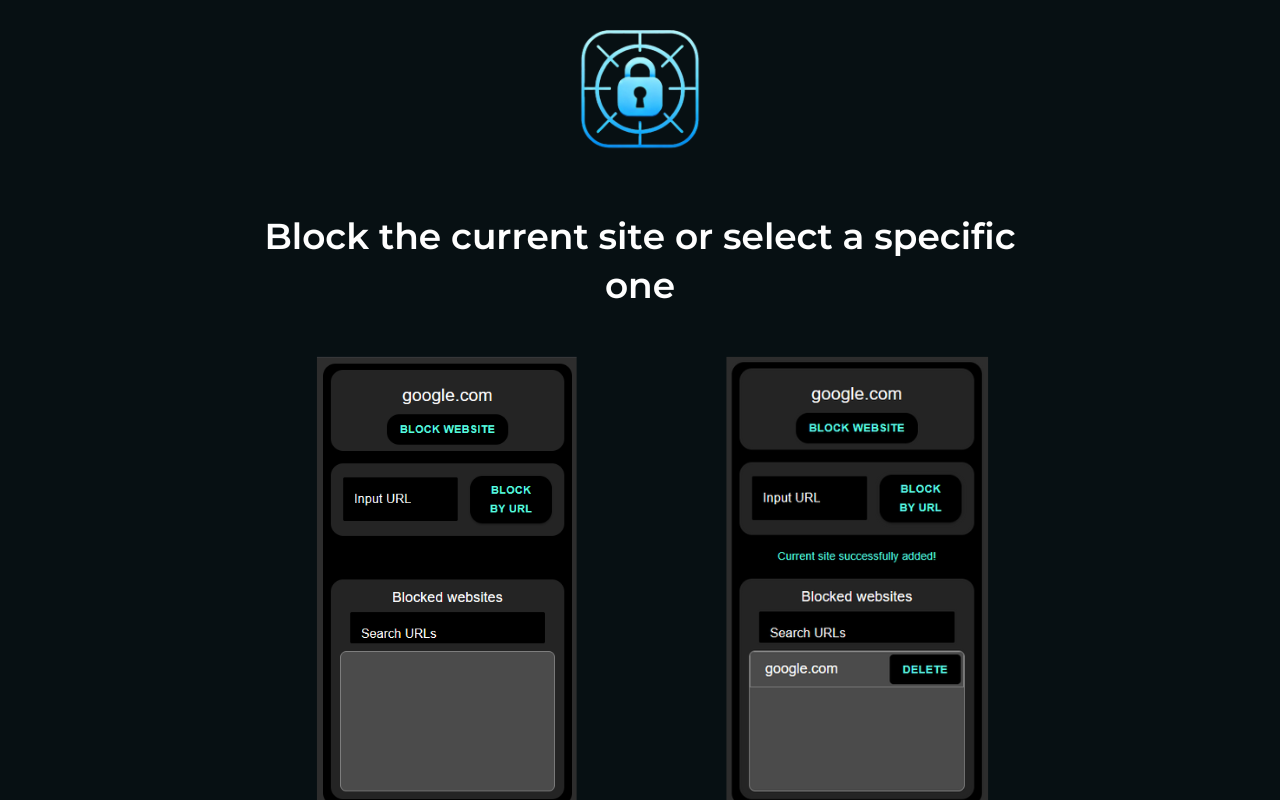 WebBlocker - Block website - 截图 1
