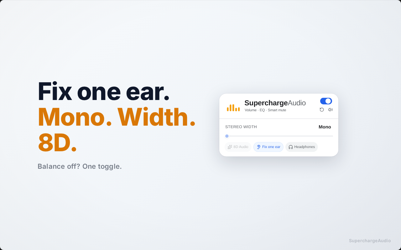 音量增强器和均衡器 – 低音·静音 | SuperchargeBrowser - 截图 2
