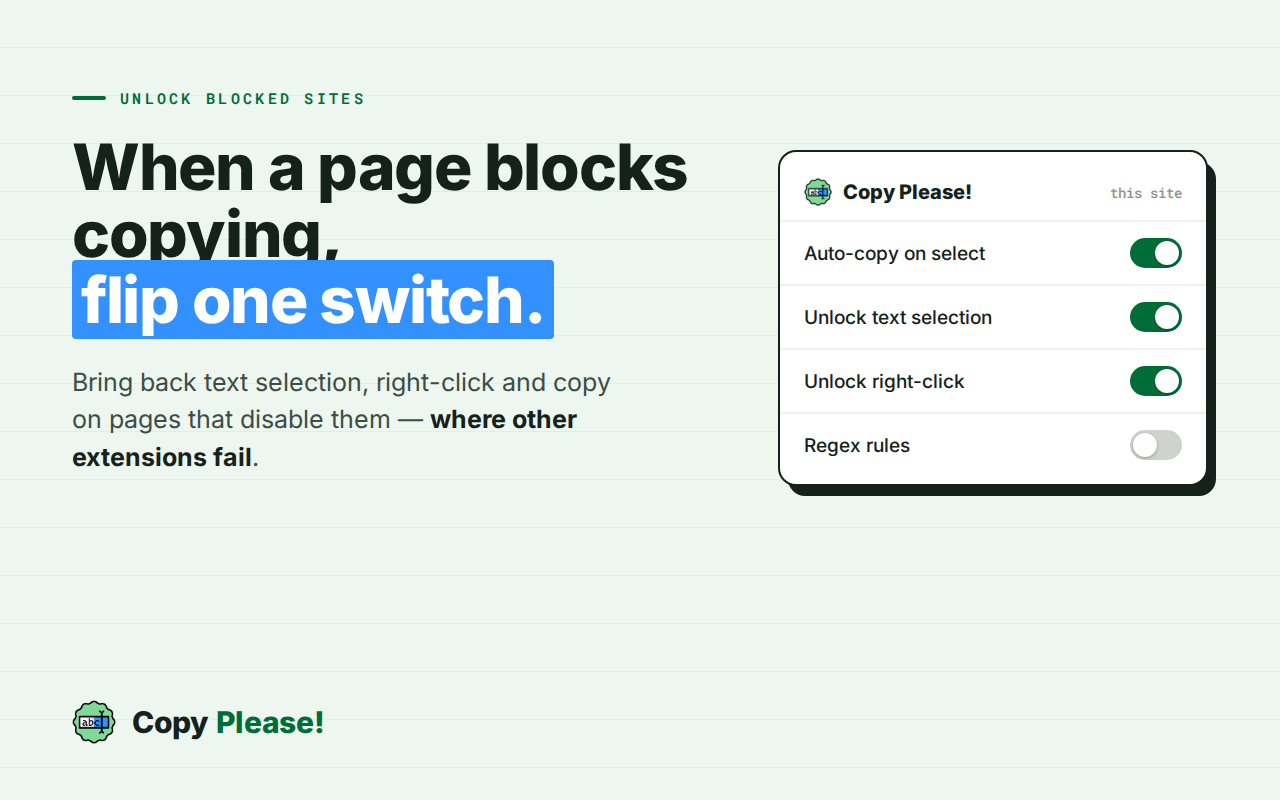 Copy Please! - Clean, Format & Auto Copy Text Anywhere - 截图 3