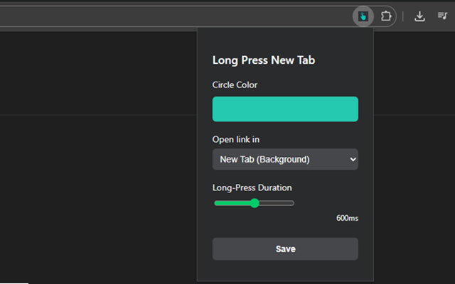 Long Press Link Opener (New Tab) - 截图 2