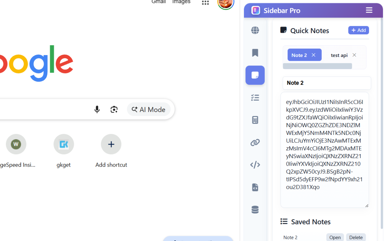 Sidebar Pro – Productivity Sidebar for Chrome - 截图 3