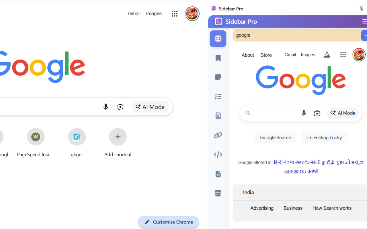 Sidebar Pro – Productivity Sidebar for Chrome - 截图 4