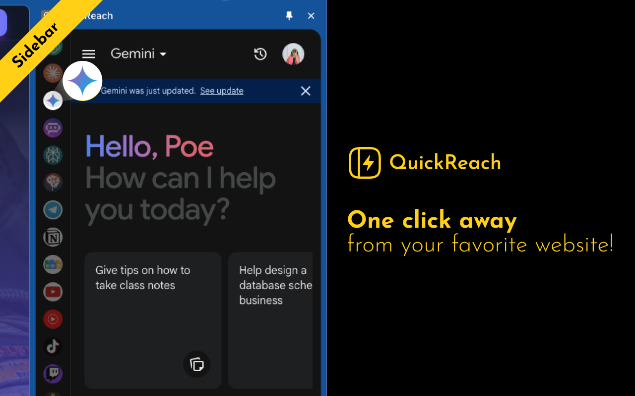 QuickReach - 截图 1