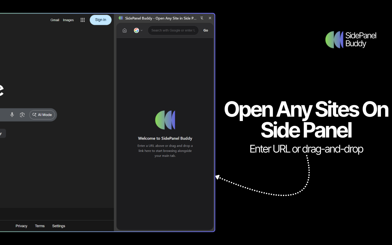 SidePanel Buddy - Open Any Site in Side Panel - 截图 5