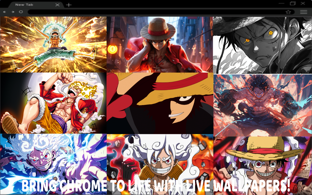 Monkey D. Luffy's Multiple Movements Live Wallpaper - 截图 1