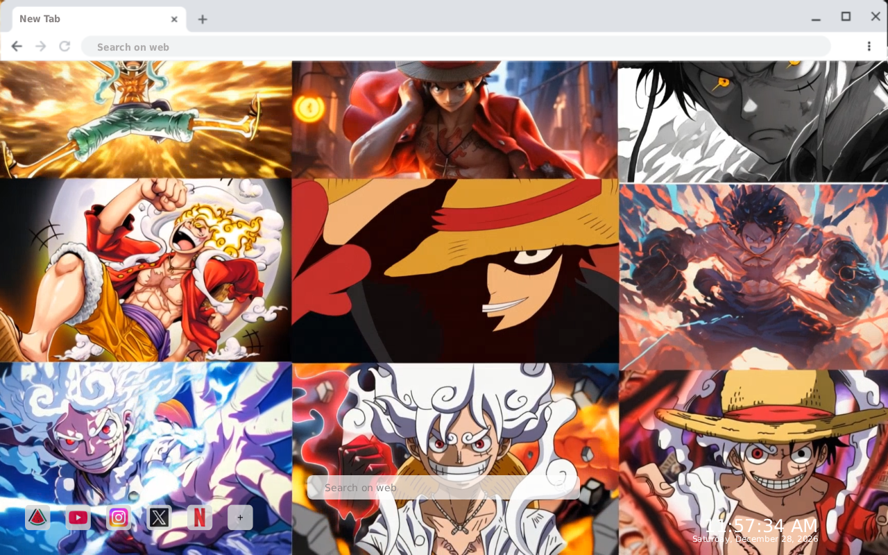 Monkey D. Luffy's Multiple Movements Live Wallpaper - 截图 2