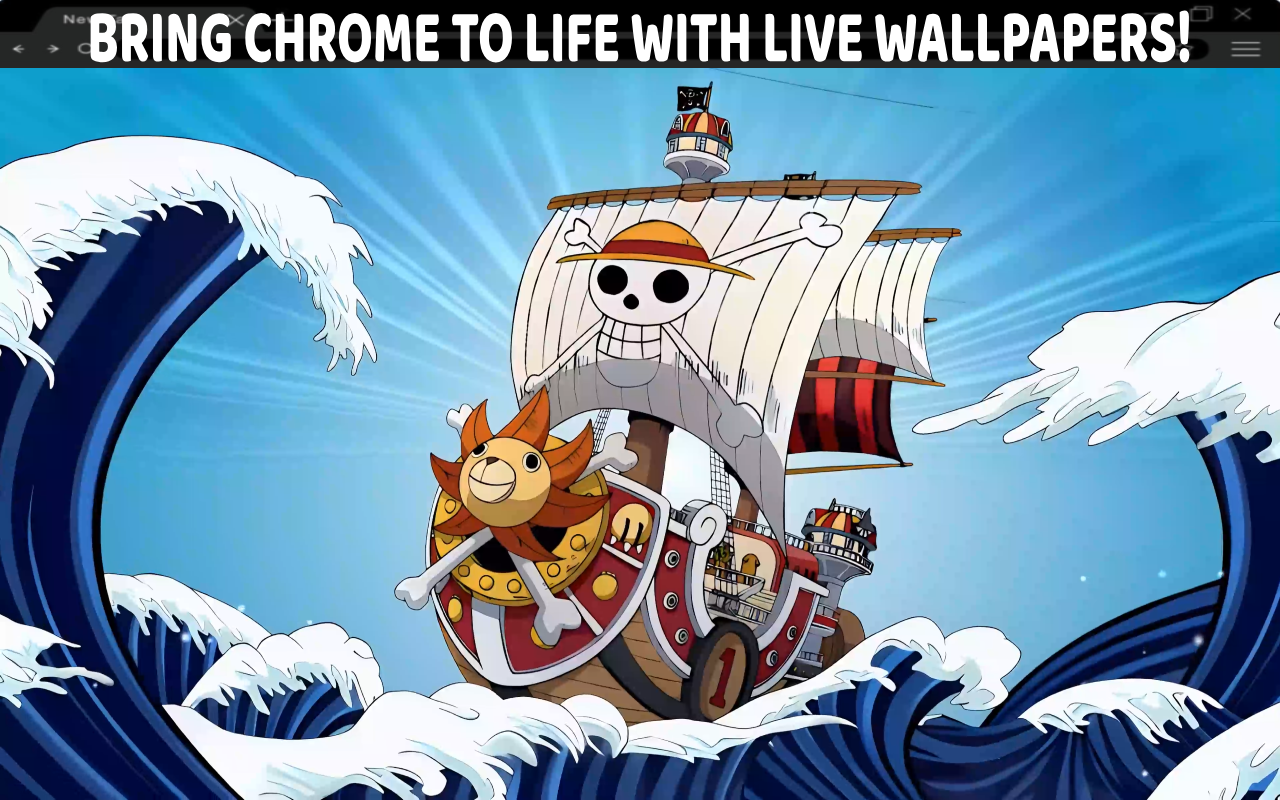 One Piece Boat Live Wallpaper - 截图 2