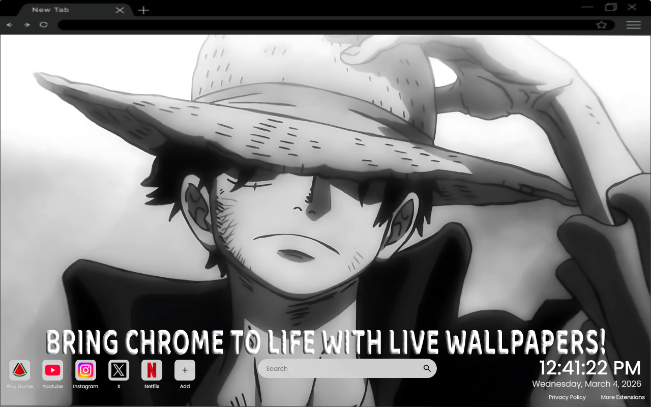 Straw Hat Luffy Live Wallpaper - 截图 3