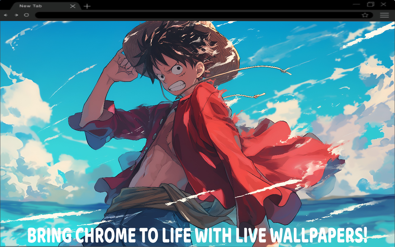 Monkey D. Luffy Sea One Piece Live Wallpaper - 截图 3