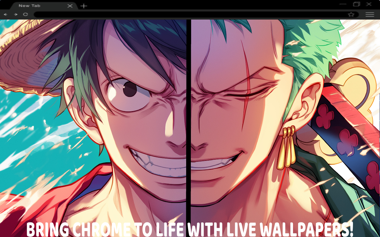 Monkey D. Luffy & Roronoa Zoro Dual Live Wallpaper - 截图 2